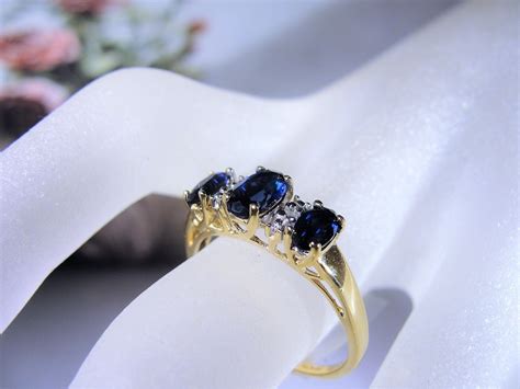 dior vintage blu zaffire trilogy ring|authentic christian dior jewellery.